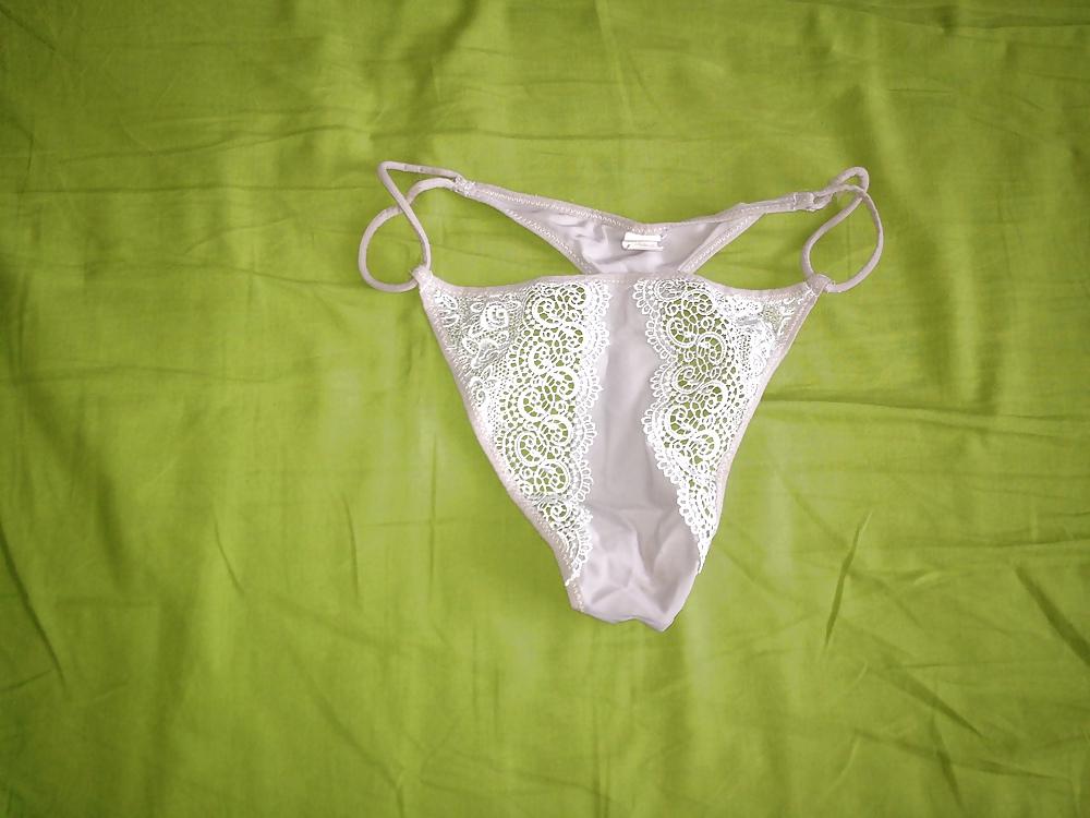 25P Fun with GF's bra and panties