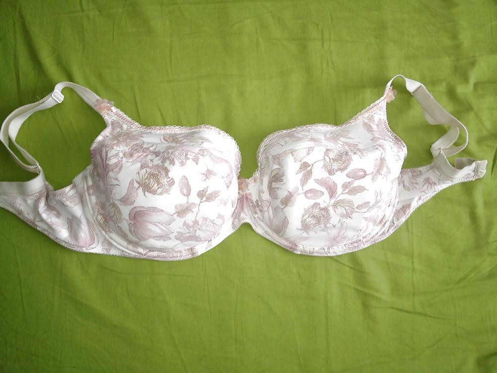 25P Fun with GF's bra and panties