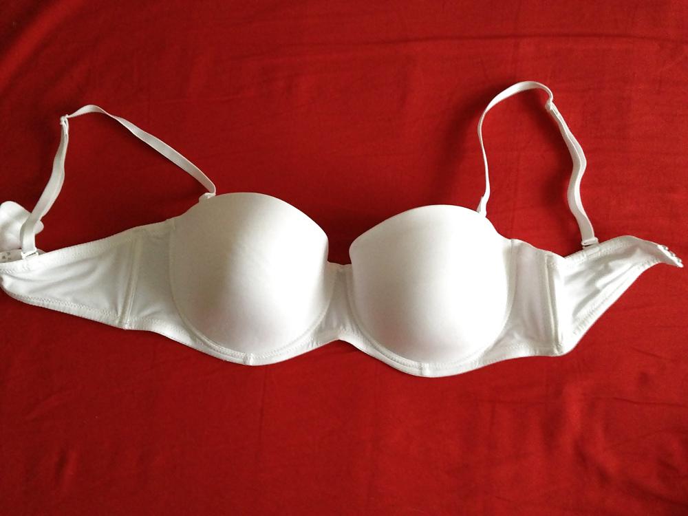 25P Fun with GF's bra and panties
