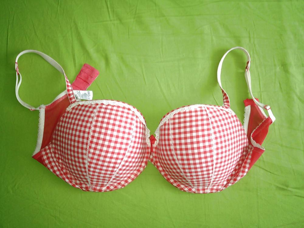 25P Fun with GF's bra and panties