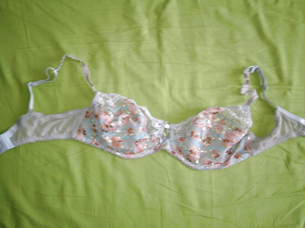 25P Fun with GF's bra and panties