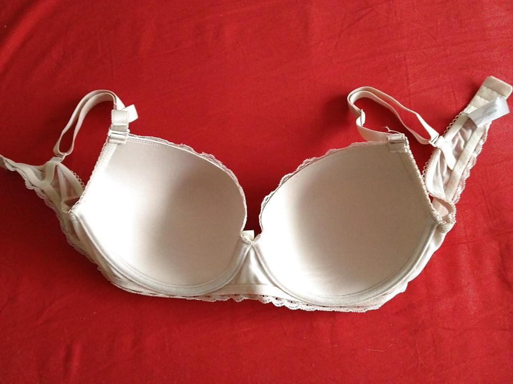 25P Fun with GF's bra and panties
