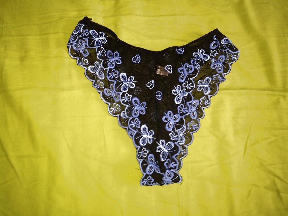 25P Fun with GF's bra and panties