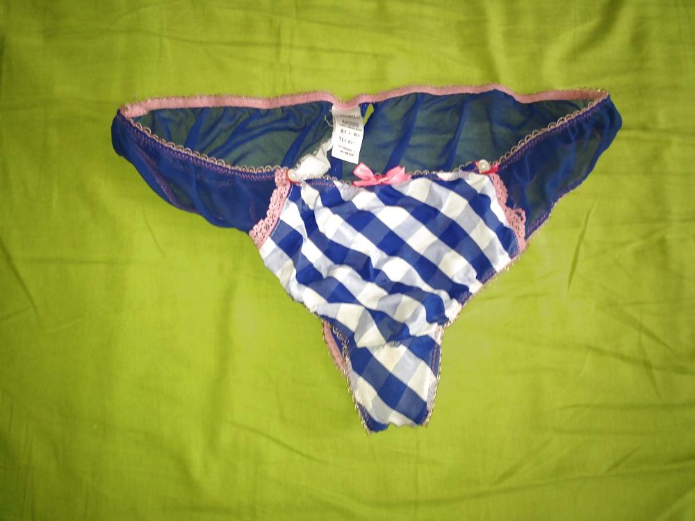 25P Fun with GF's bra and panties