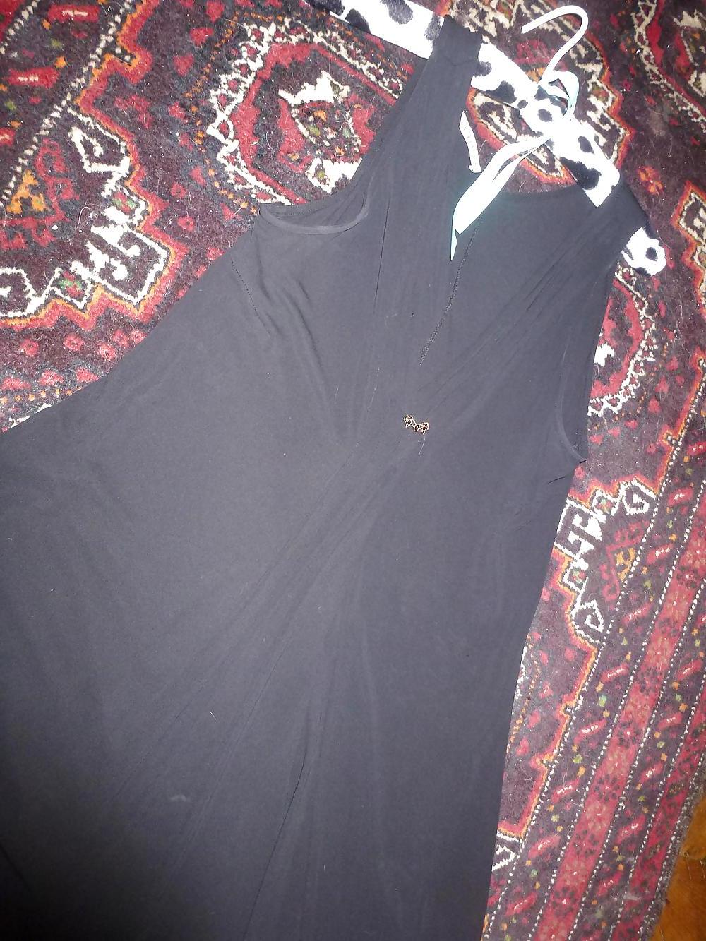 25P Cum on my Mother inLaw Black Dress and Panties