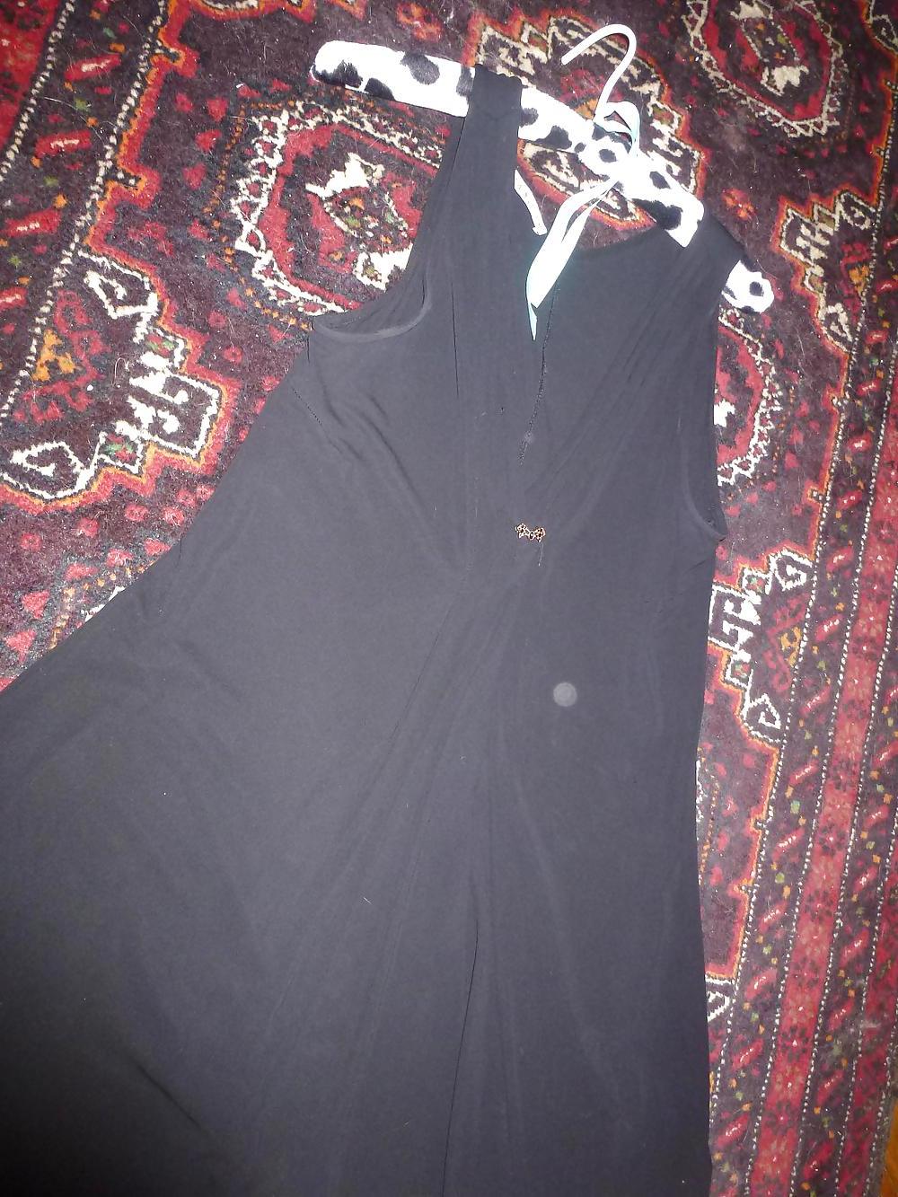 25P Cum on my Mother inLaw Black Dress and Panties