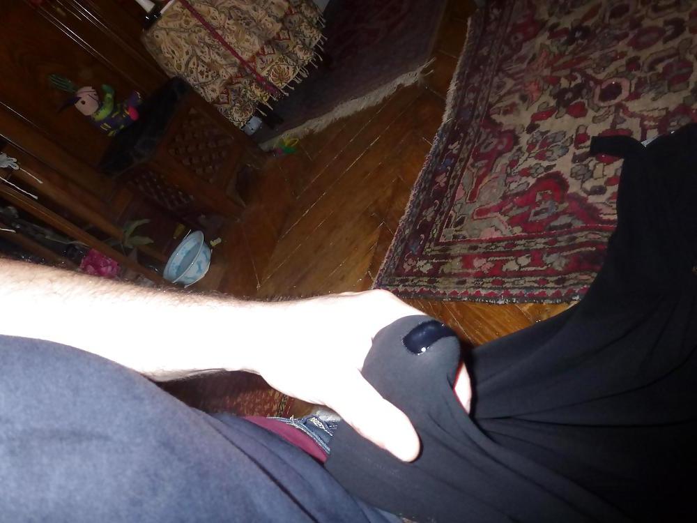 25P Cum on my Mother inLaw Black Dress and Panties