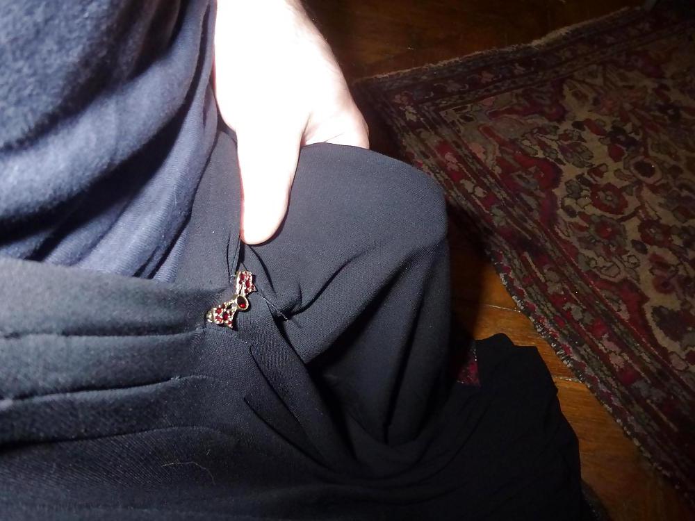 25P Cum on my Mother inLaw Black Dress and Panties