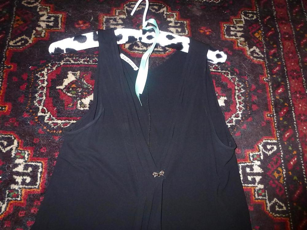25P Cum on my Mother inLaw Black Dress and Panties
