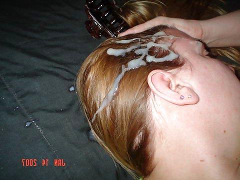 14P Cum On Hair