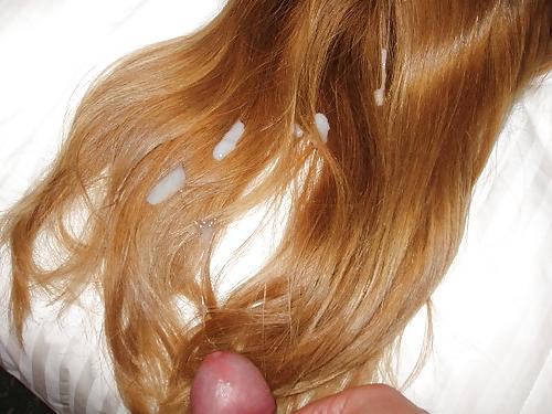 14P Cum On Hair