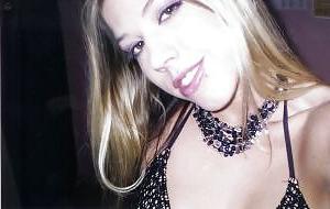 8P Skinny chick with fake tits