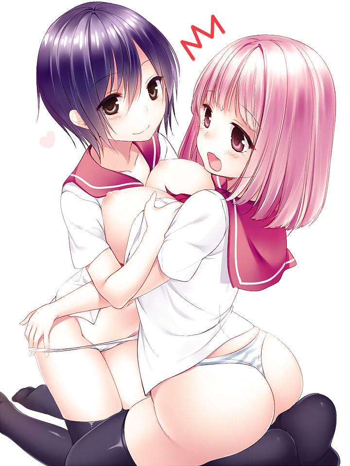 25P Anime girl best ass