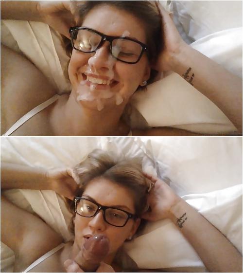 25P Girls in glasses, cum on glasses, sex in glasses.
