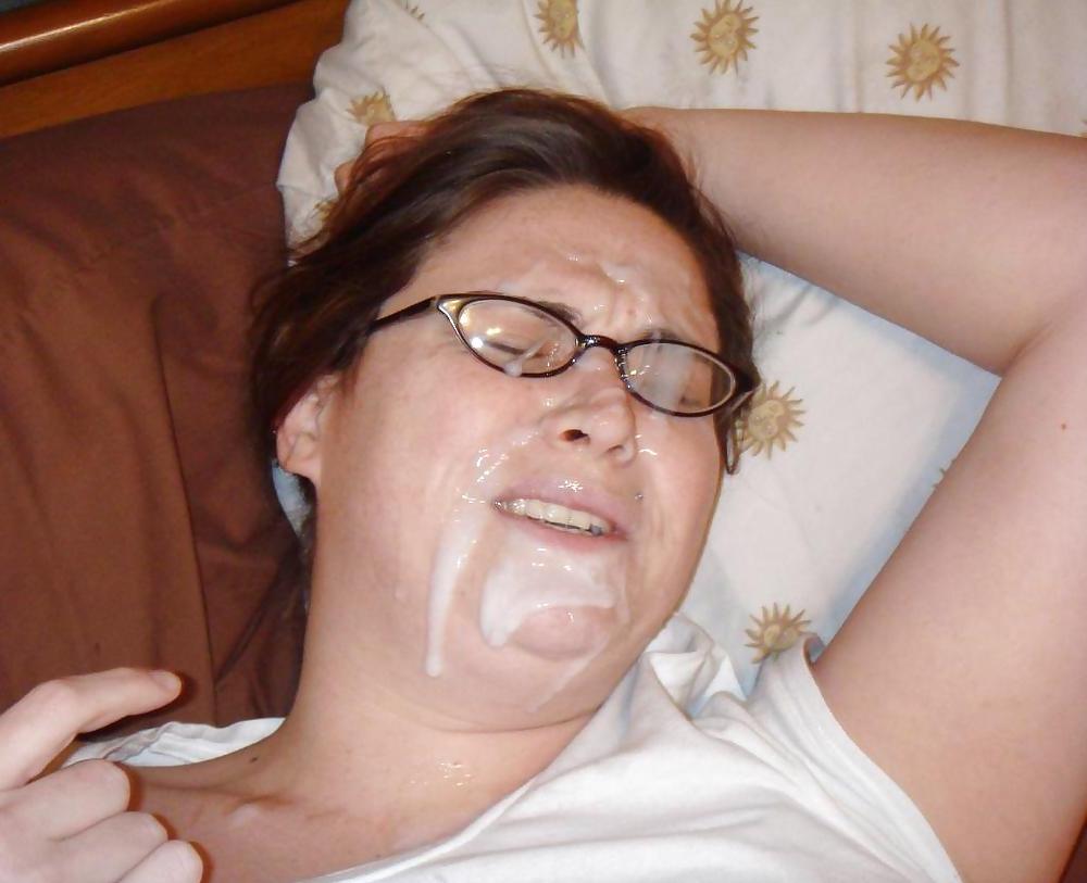 25P CUM ON GLASSES: TEENS & MILFS TAKE A LOAD OF CUM