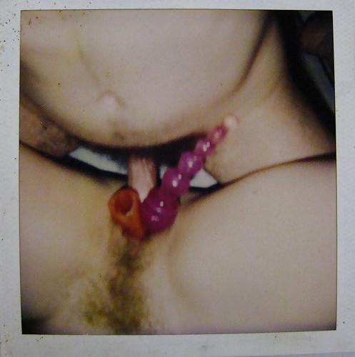 9P Clothes pins on tits and object insertions in pussy.