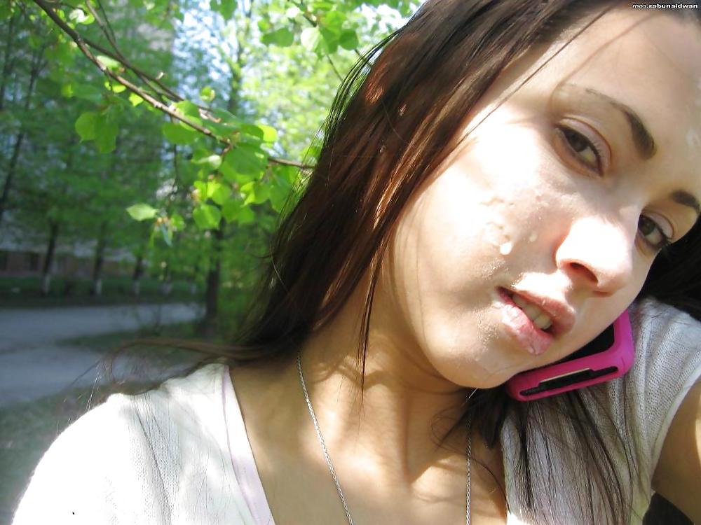 25P Facial outside public