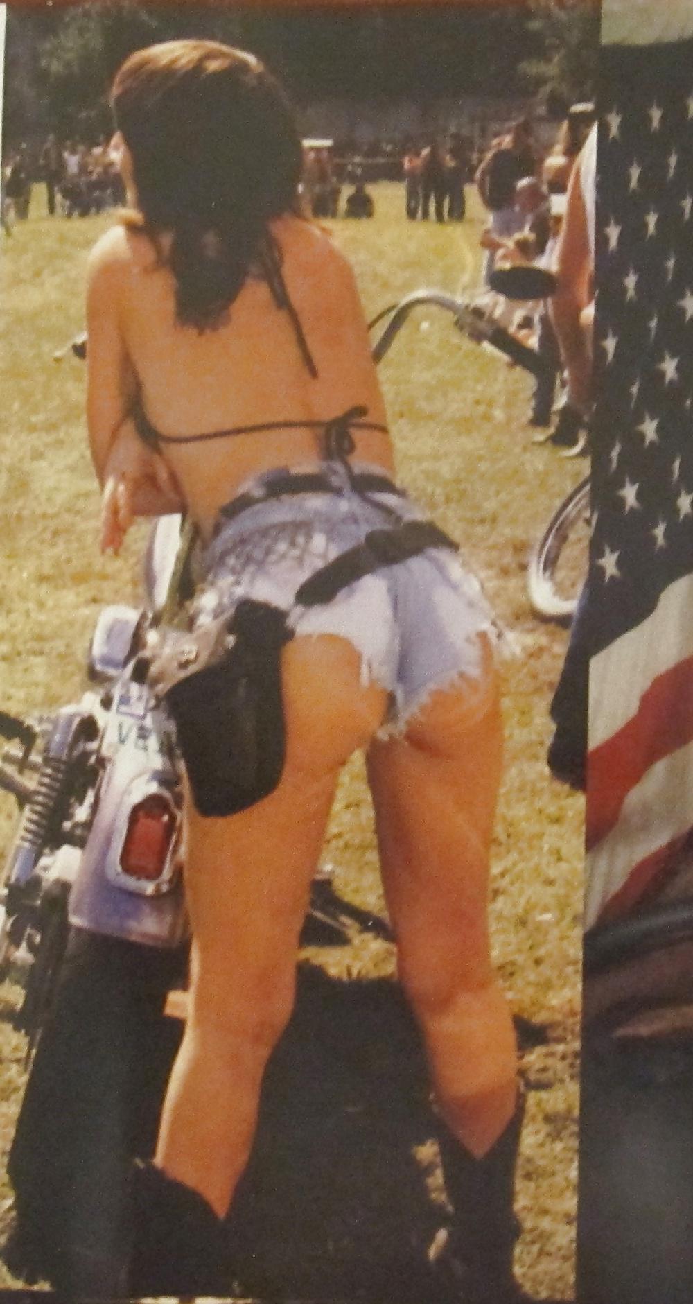 12P Biker Slut Nikki from Outlaw Biker Mag, 1998 