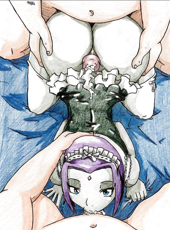 24P Let's Gangbang Raven!!! (Teen Titans) (DC)