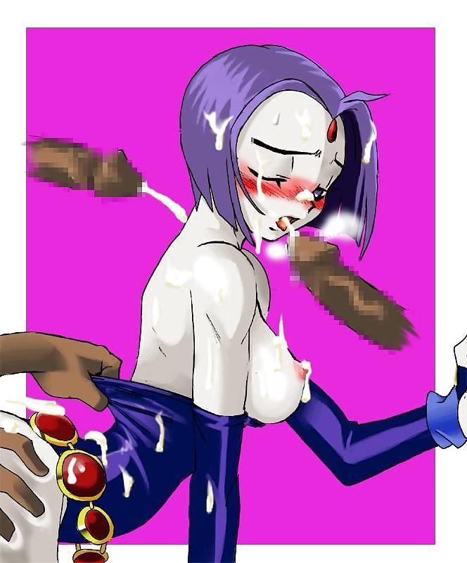 24P Let's Gangbang Raven!!! (Teen Titans) (DC)