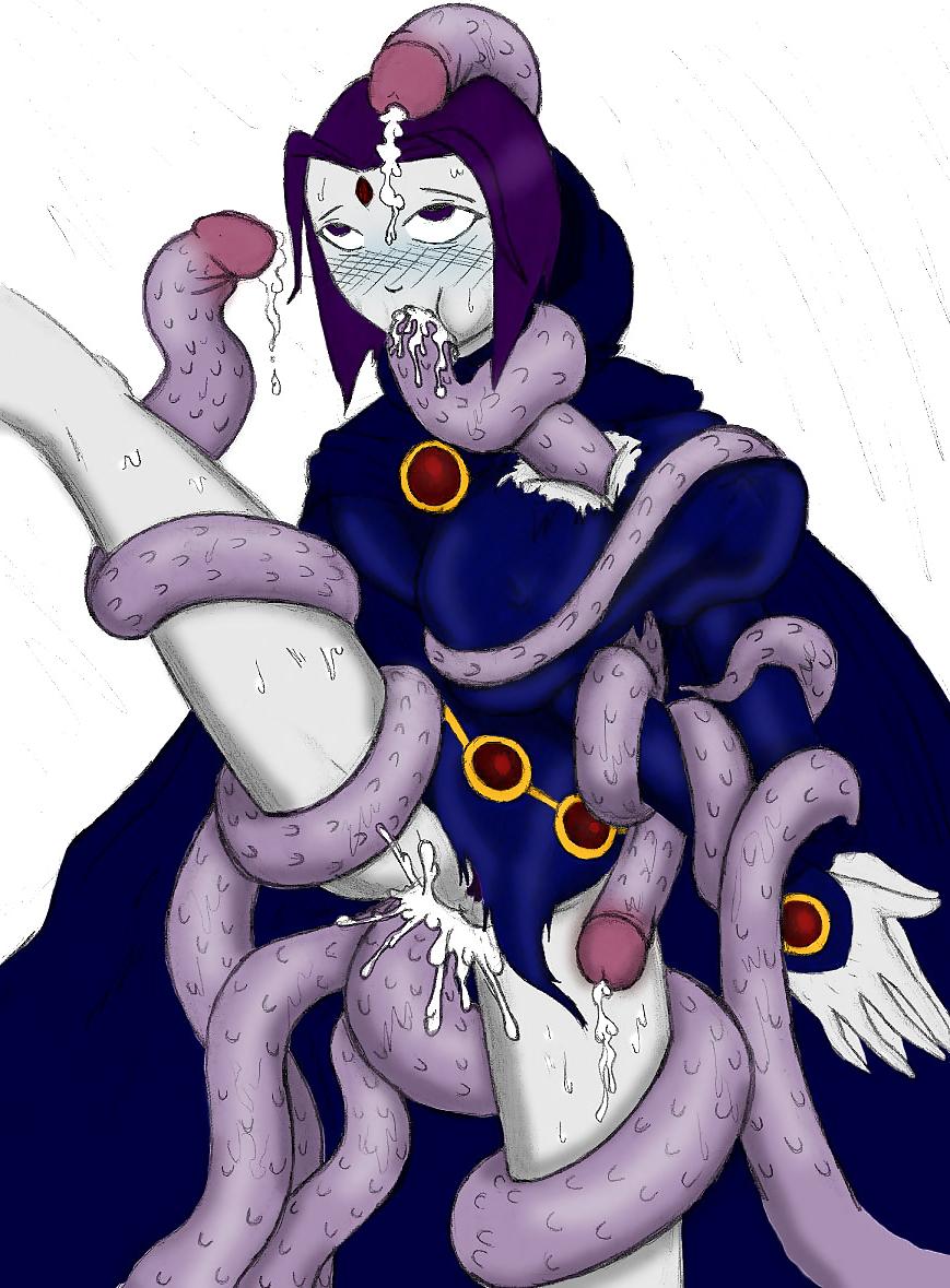 24P Let's Gangbang Raven!!! (Teen Titans) (DC)