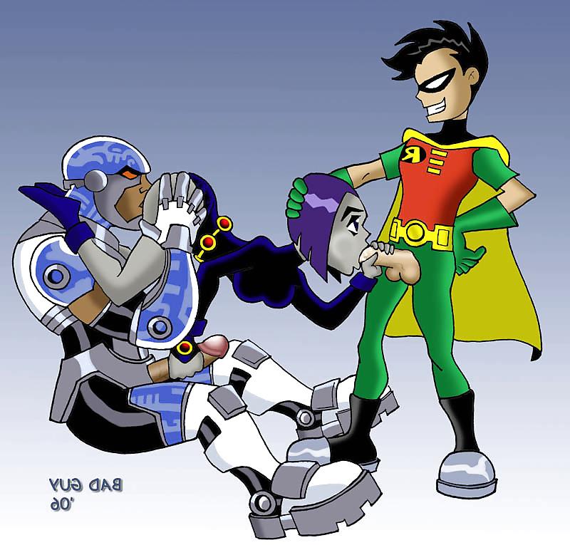 24P Let's Gangbang Raven!!! (Teen Titans) (DC)