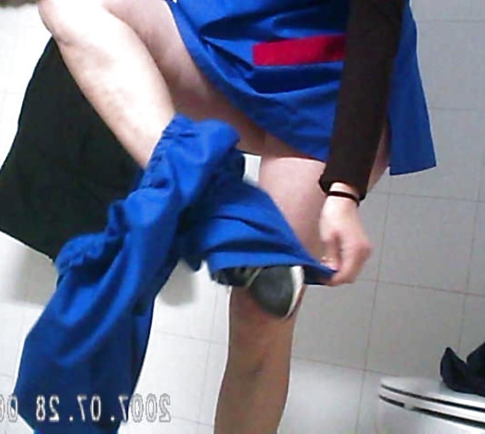19P My cleaning girl changing and