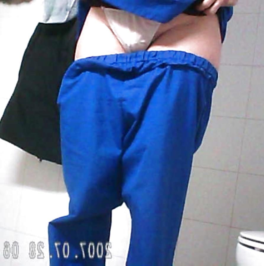 19P My cleaning girl changing and