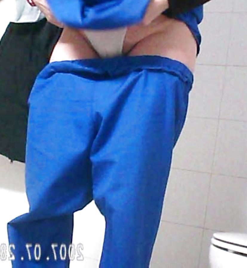 19P My cleaning girl changing and