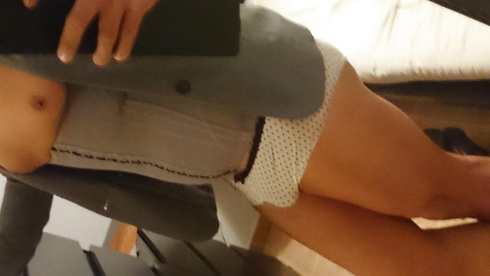 25P My girdle and transparent panties 