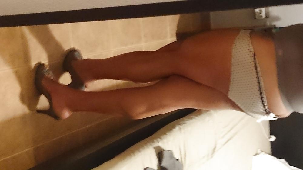 25P My girdle and transparent panties 