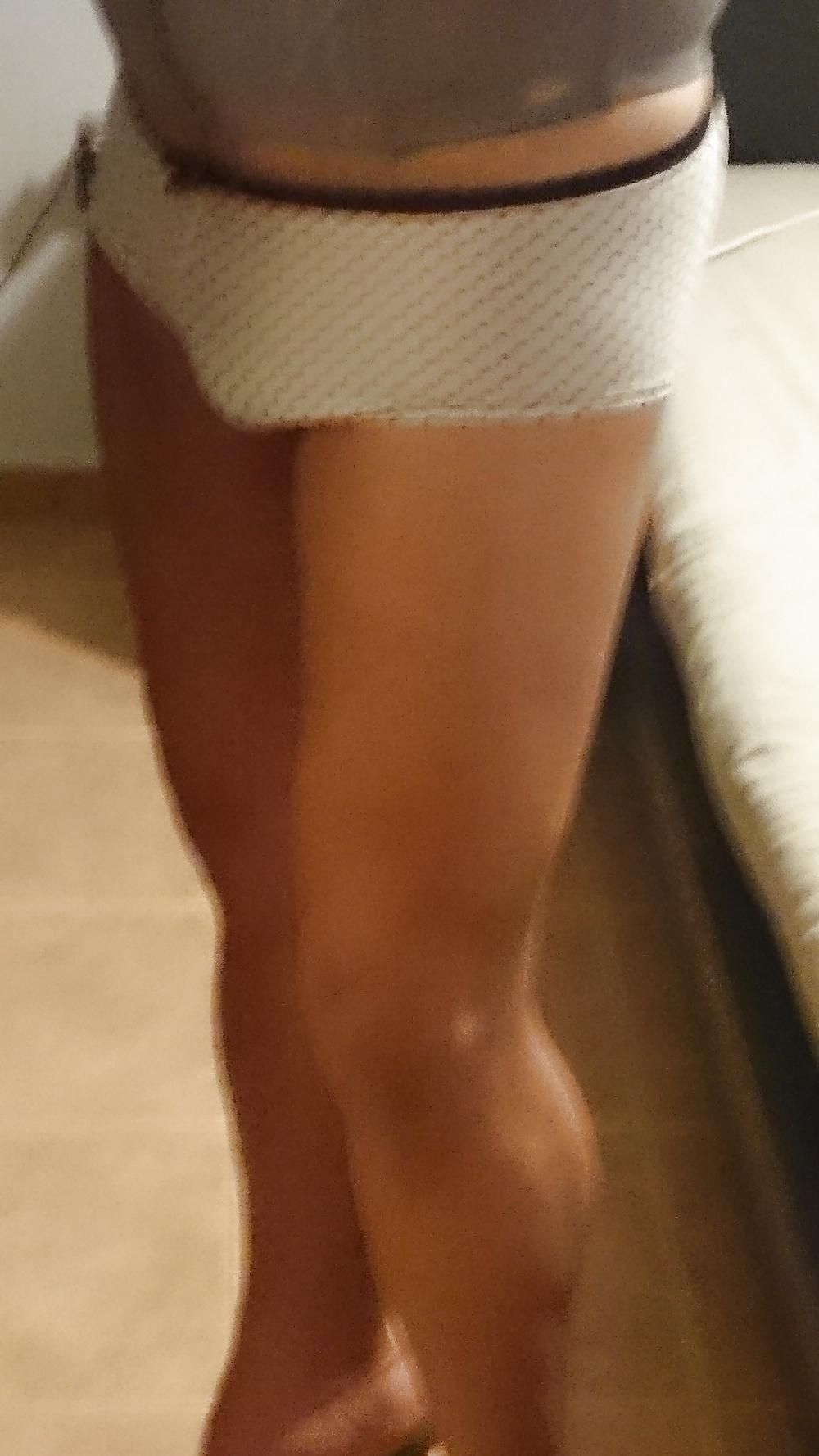 25P My girdle and transparent panties 