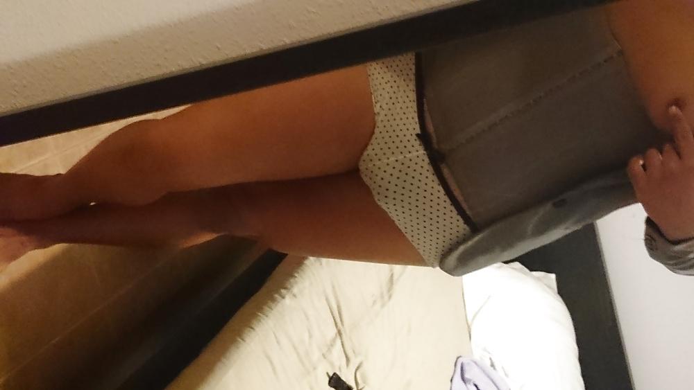 25P My girdle and transparent panties 