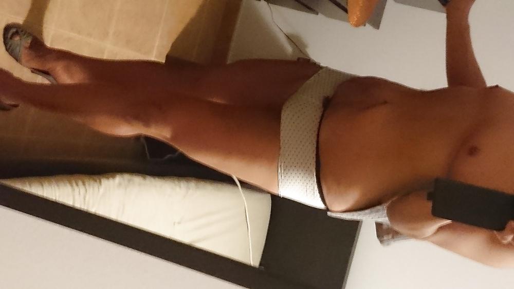 25P My girdle and transparent panties 