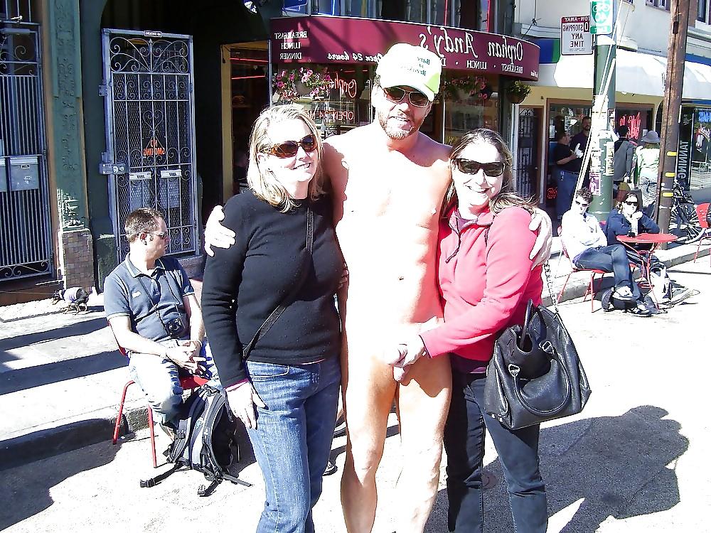 16P Cfnm-big cock in public