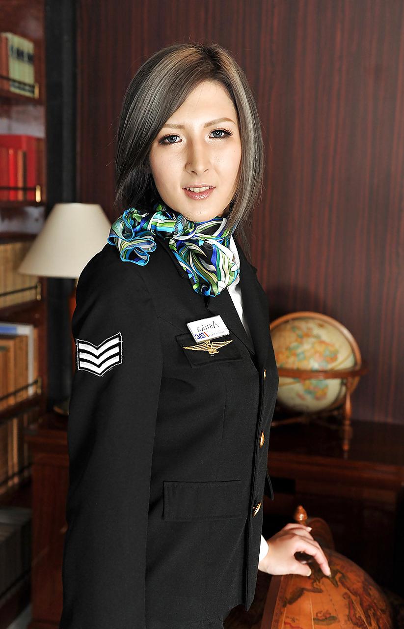 25P Nami Itoshino - Sexy Japanese Cabin Attendants