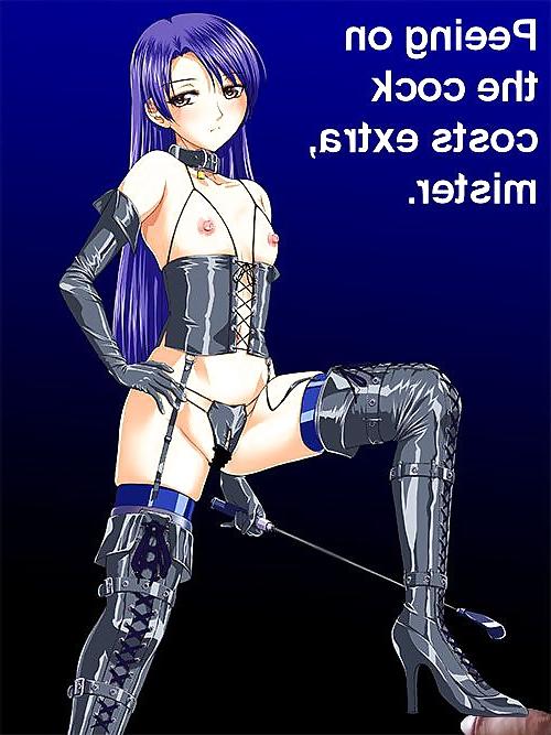 8P Anime Girls playing with a Real Cock (w captions) - No 108