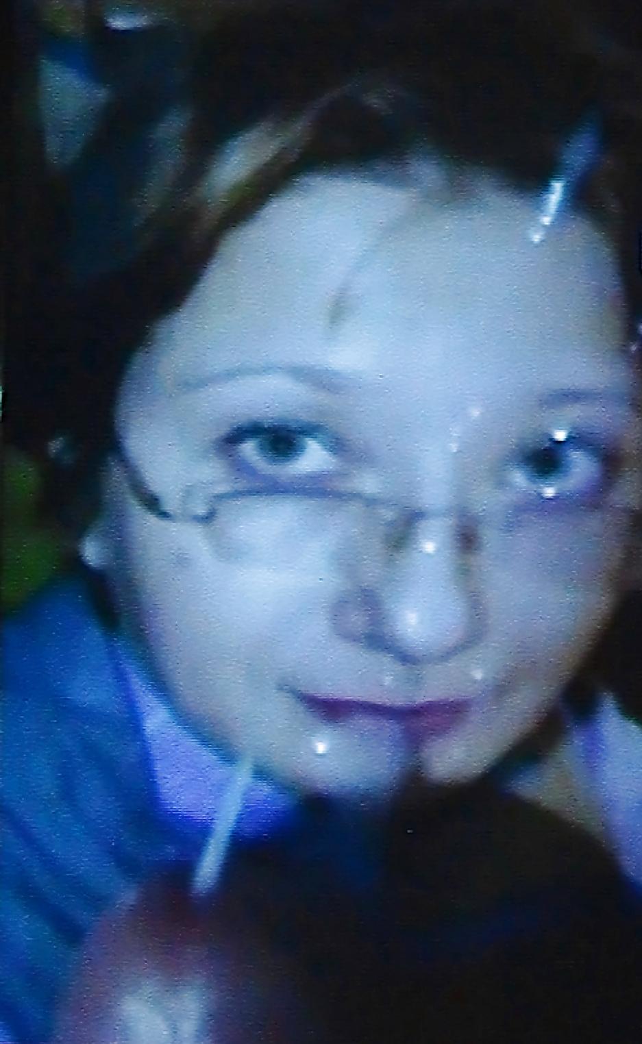 25P Cum on glasses girls 2