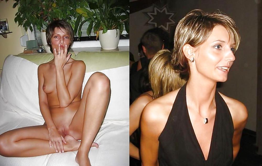 15P Your girlfriend before-after, dressed-undressed