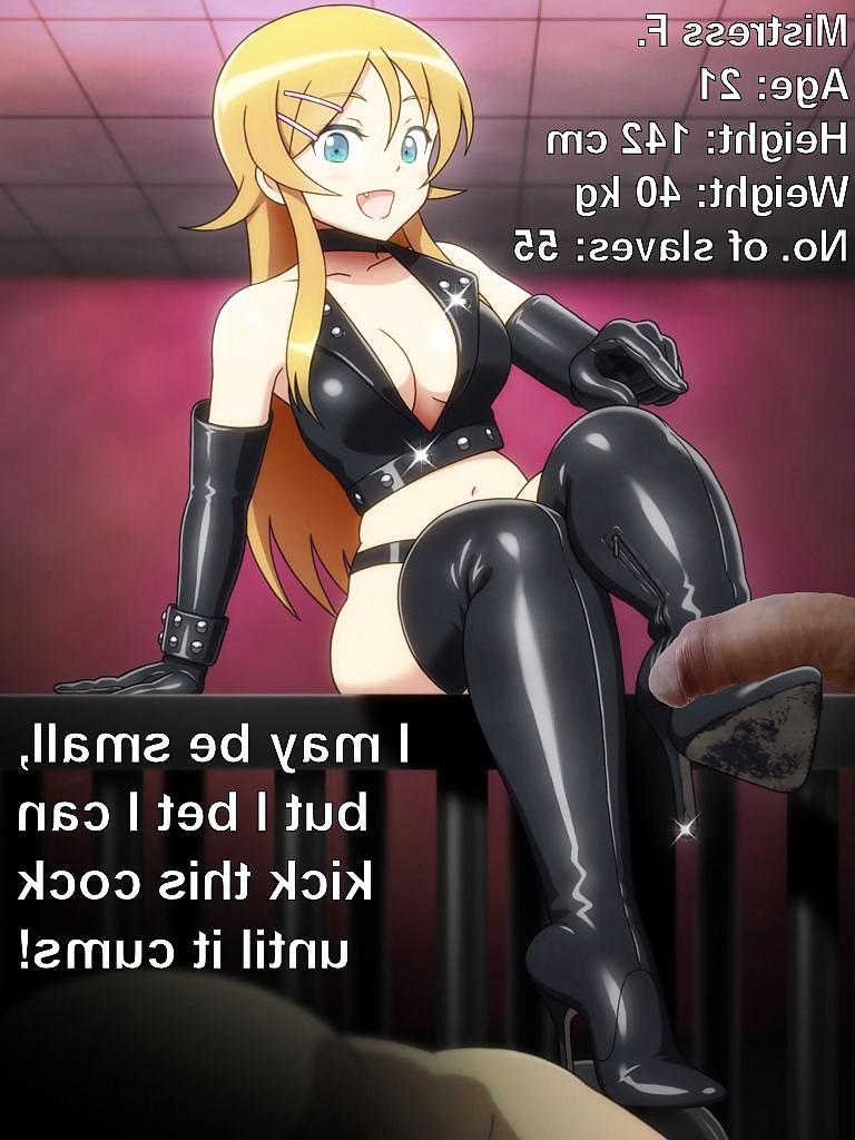 8P Anime Girls playing with a Real Cock (w captions) - No 114