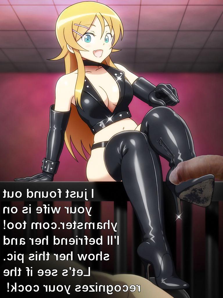8P Anime Girls playing with a Real Cock (w captions) - No 114