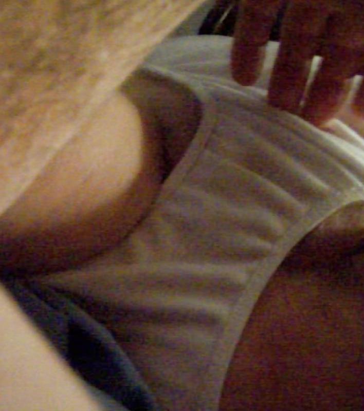 25P Cum on her clothing
