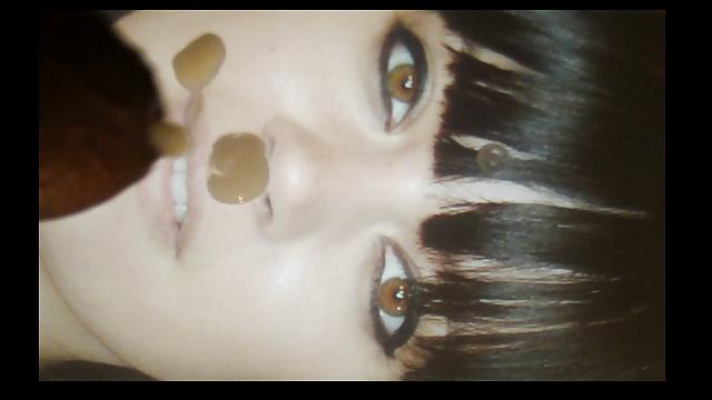 9P Lily Allen Cum On Mouth Shots