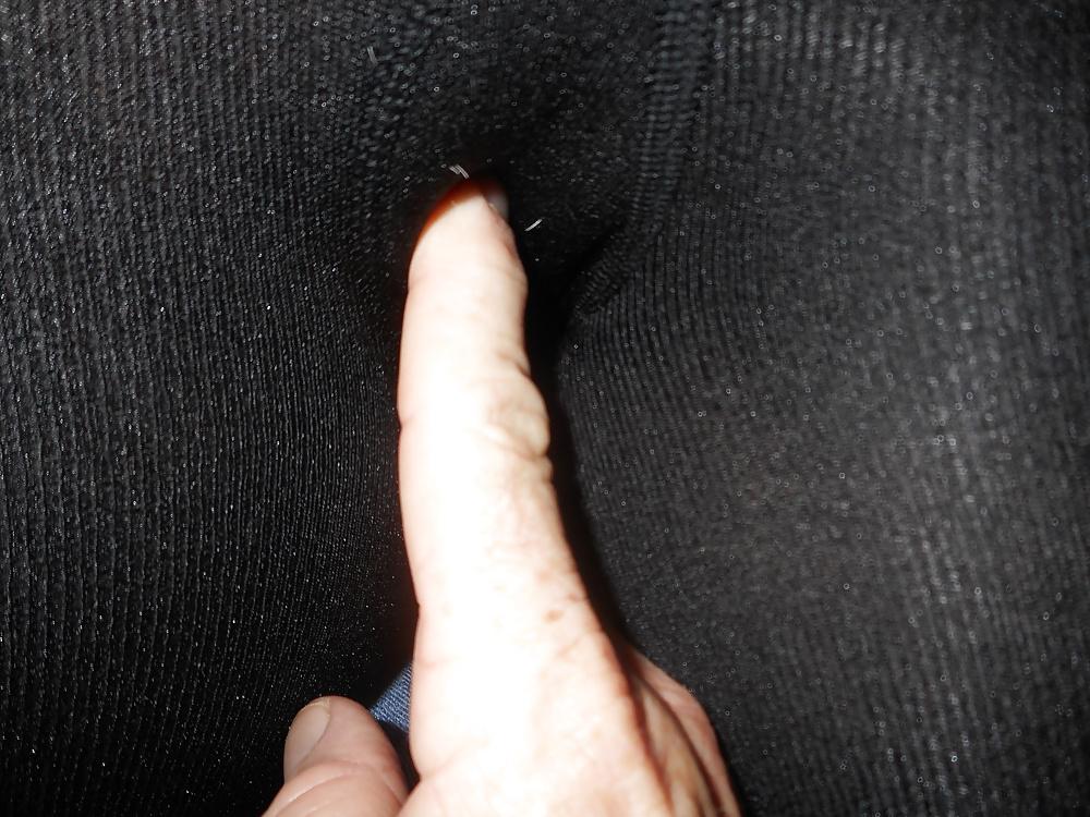 9P Pantyhose Thick black leggings 