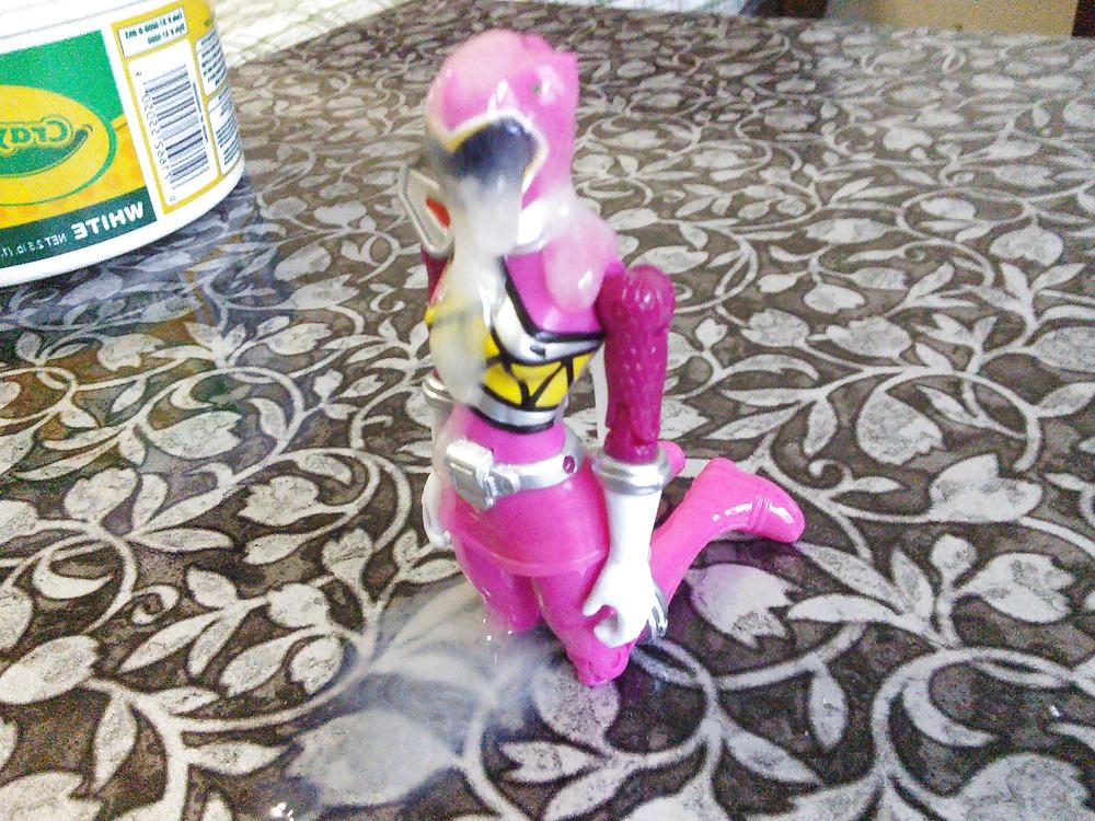 5P Cum on: Dino Charge(Kyoryu) Pink