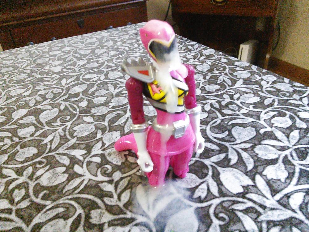 5P Cum on: Dino Charge(Kyoryu) Pink