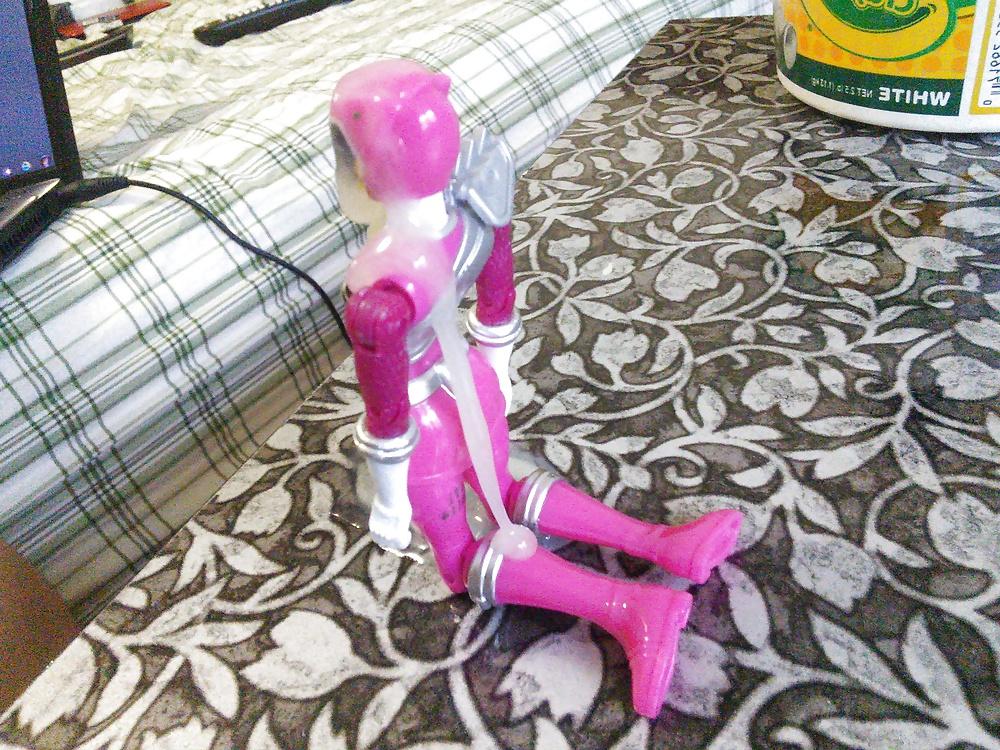 5P Cum on: Dino Charge(Kyoryu) Pink