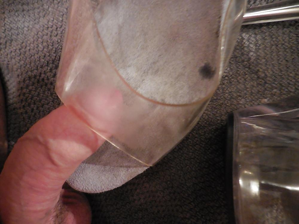 20P Big cum on clear High Heels