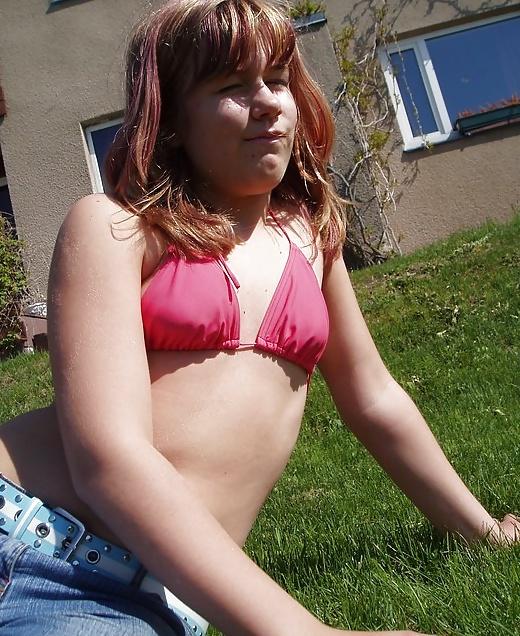 25P Estonian teens-01 party beach bra panties