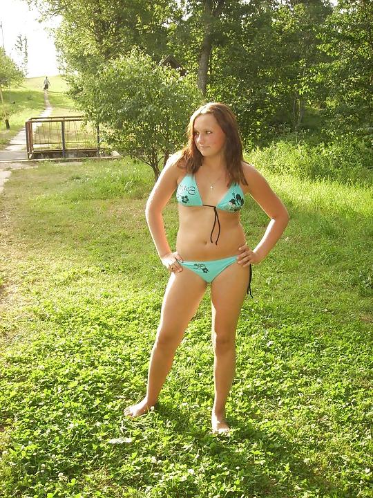 25P Estonian teens-02 beach bra panties party